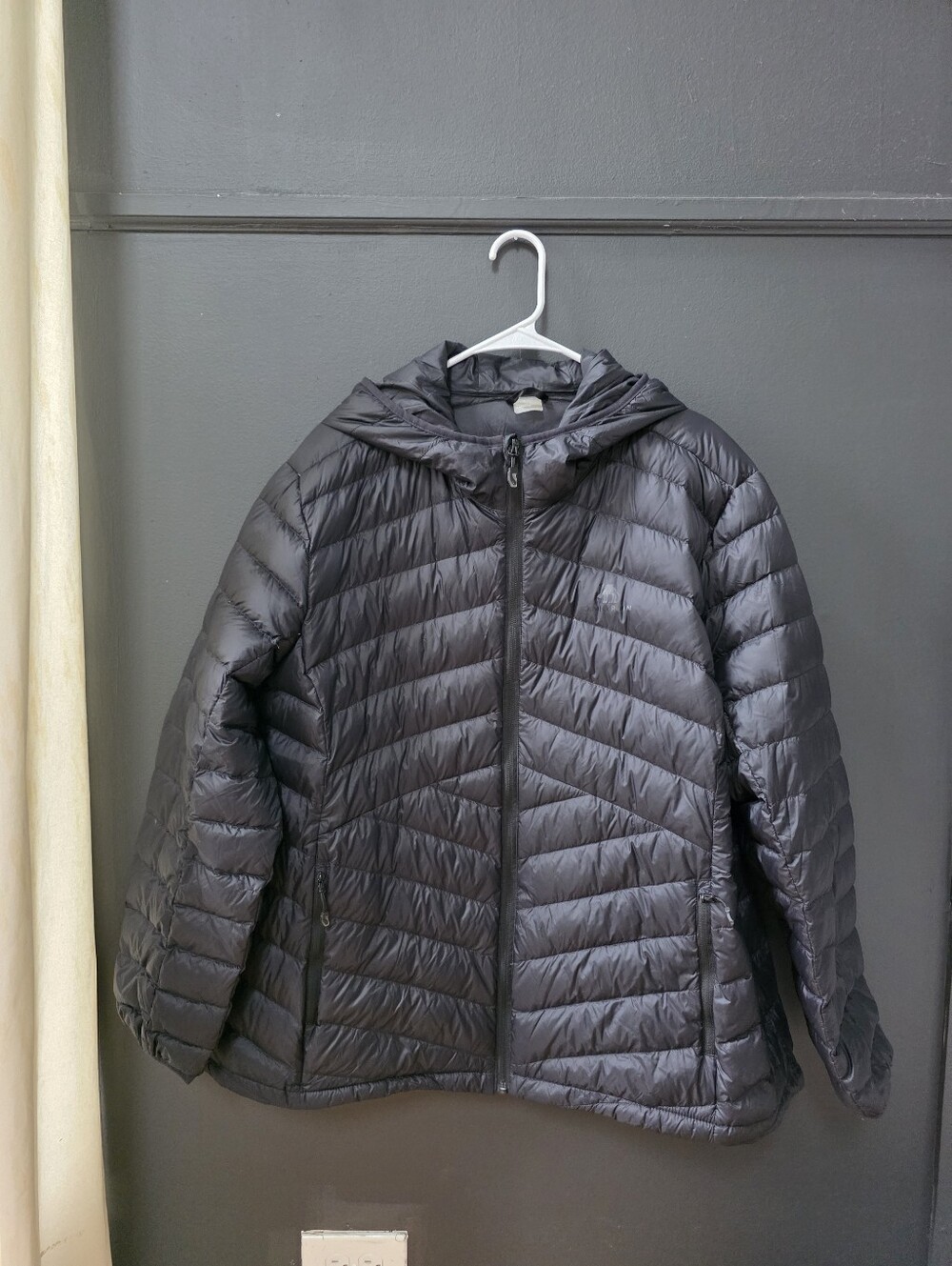 Camel Crown Women's Black Lightweight Hood Duck Down Jacket Size XXXL Packable